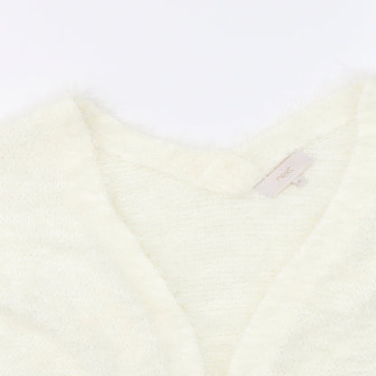 Preloved NEXT Womens Ivory   Cardigan Jumper Size M - Detail