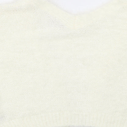 Preloved NEXT Womens Ivory   Cardigan Jumper Size M - Label