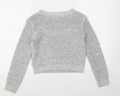 H&M Womens Grey   Pullover Jumper Size XS