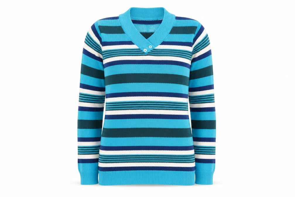 ISLE  Womens Multicoloured Striped  Pullover Hoodie Size S