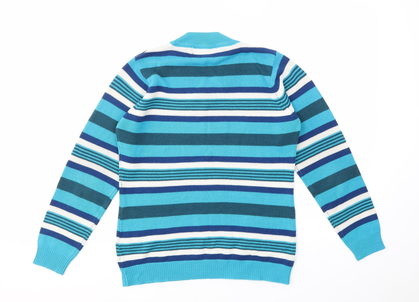 ISLE  Womens Multicoloured Striped  Pullover Hoodie Size S
