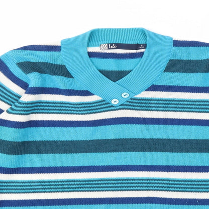 ISLE  Womens Multicoloured Striped  Pullover Hoodie Size S