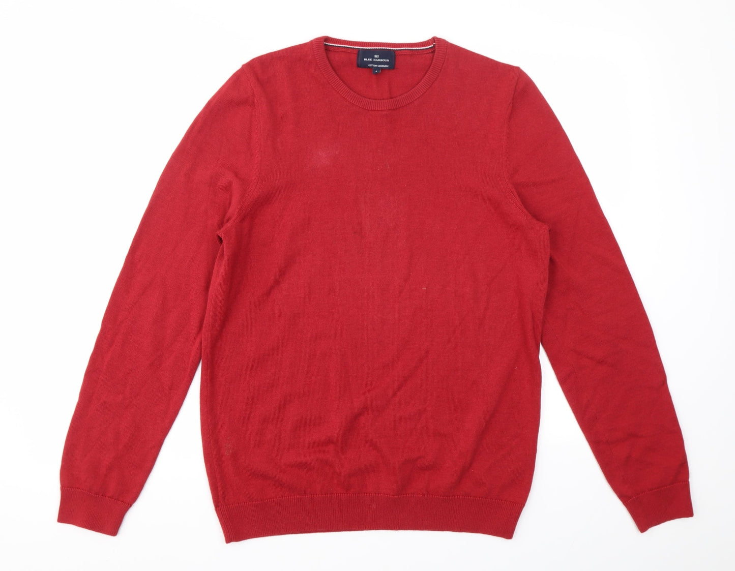 M&S Mens Red   Pullover Sweatshirt Size S