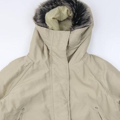 Preloved PREWORN  Womens Beige   Jacket Coat Size 14 - Detail