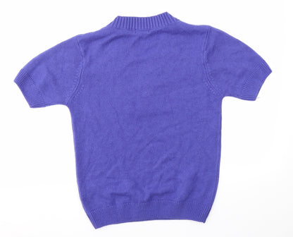Preloved Damart Womens Purple   Pullover Jumper Size 10 - Back