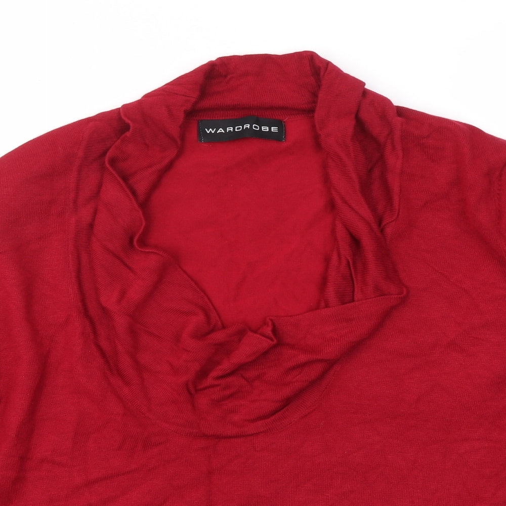 WARDROBE  Womens Red   Pullover Jumper Size 14