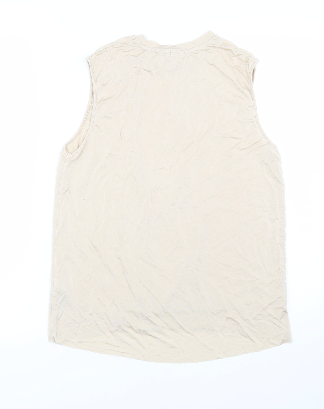 Oysho Womens Gold   Basic Tank Size S