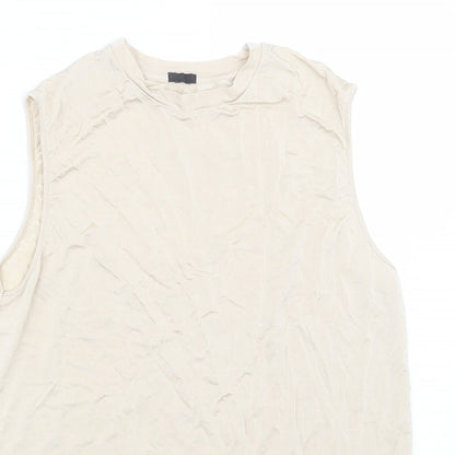 Oysho Womens Gold   Basic Tank Size S