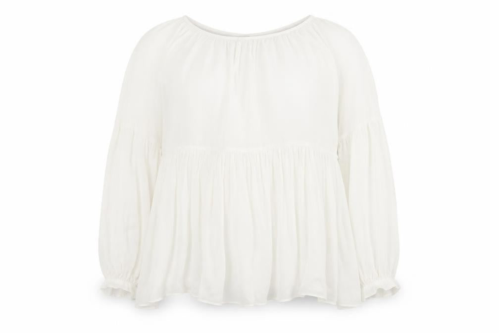 Marks & Spencer Womens White   Basic Blouse Size 6