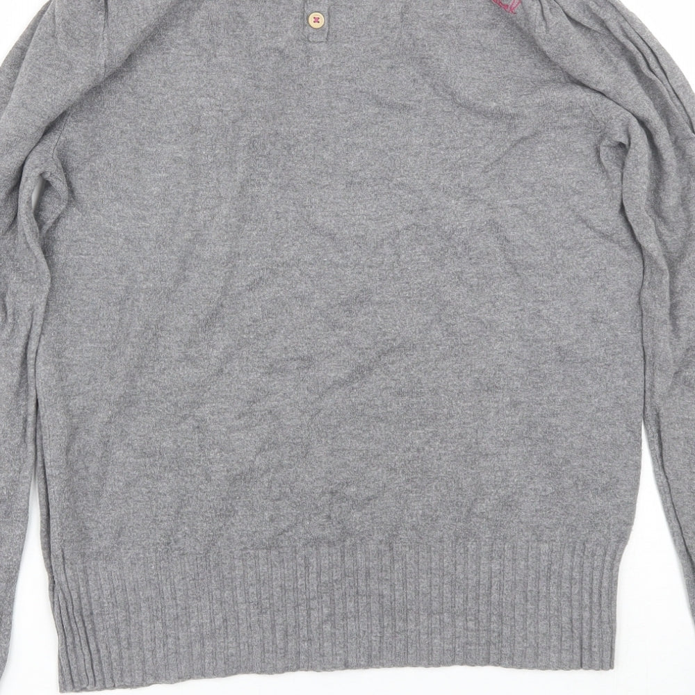 Love Label Womens Grey   Pullover Jumper Size 14