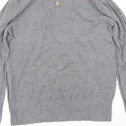 Love Label Womens Grey   Pullover Jumper Size 14
