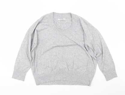 Next Womens Grey   Pullover Jumper Size M