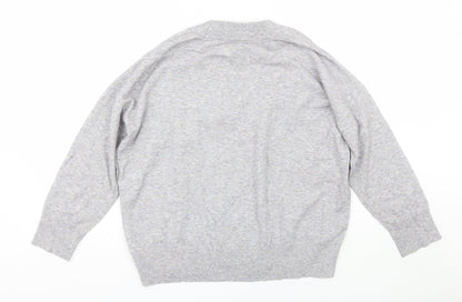 Next Womens Grey   Pullover Jumper Size M