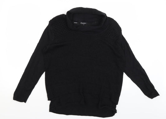 Brandette Womens Black   Pullover Jumper Size L