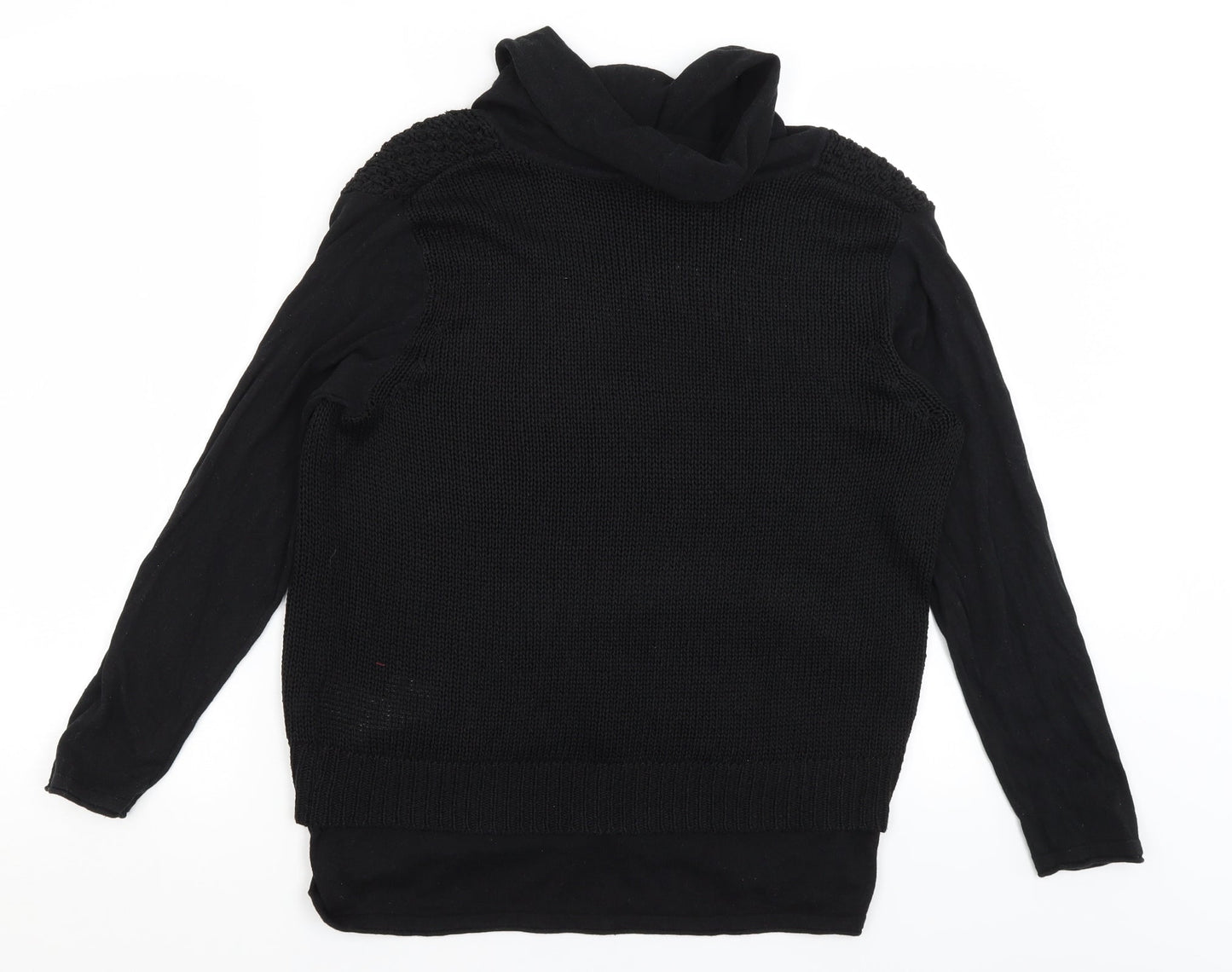 Brandette Womens Black   Pullover Jumper Size L