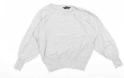 Dorothy Perkins Womens Grey   Pullover Jumper Size 14