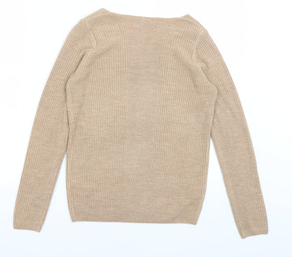 Marks & Spencer Womens Brown   Pullover Jumper Size 8