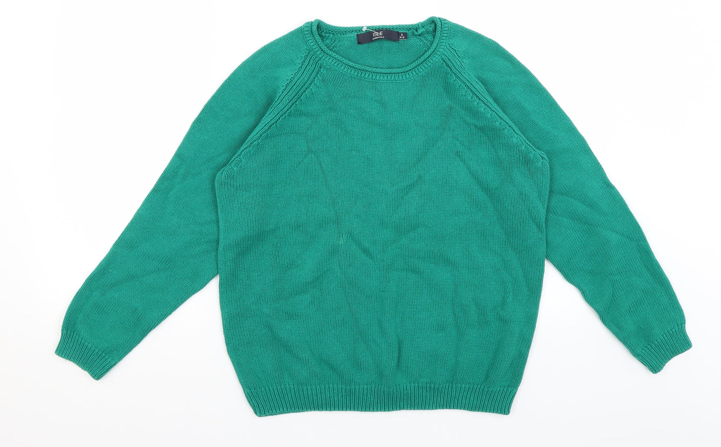 Isle Womens Green   Pullover Jumper Size S