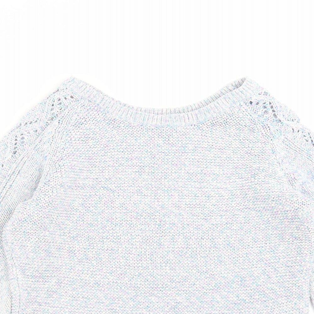 Marks and Spencer Womens Blue  Knit Pullover Jumper Size 12