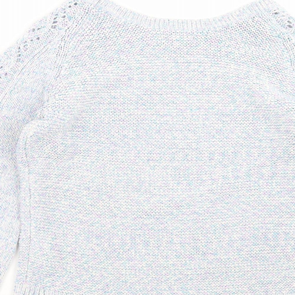 Marks and Spencer Womens Blue  Knit Pullover Jumper Size 12