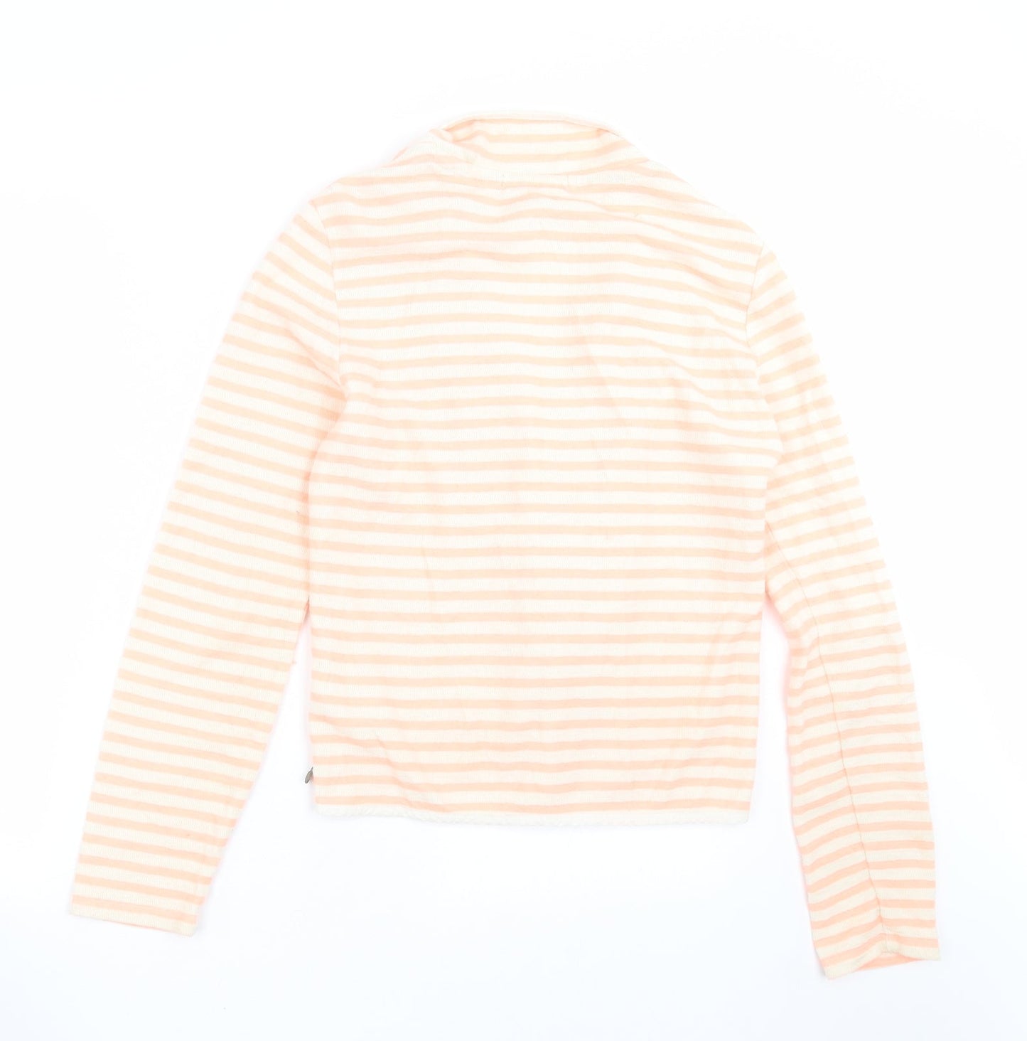Maison Scotch Womens Beige Striped  Cardigan Jumper Size M