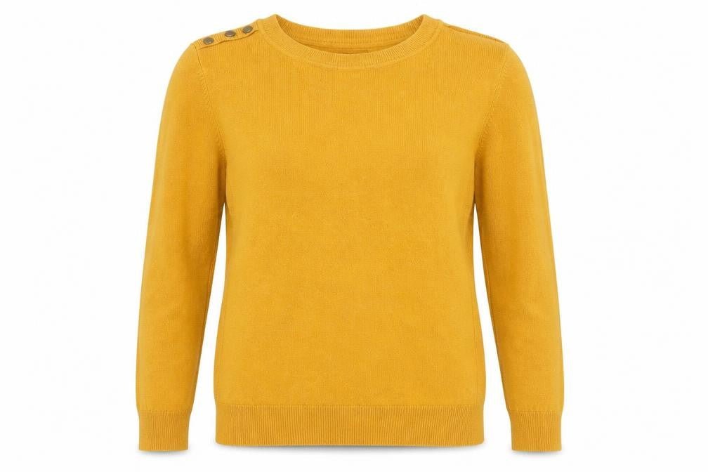Primark Womens Yellow  Knit Pullover Jumper Size 12