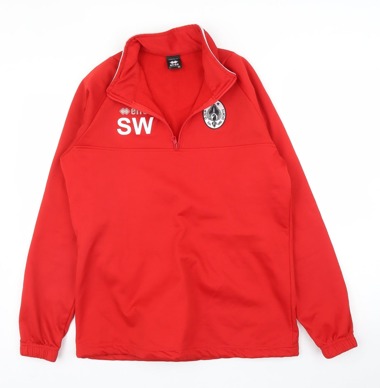 Errea Mens Red   Pullover Jumper Size M