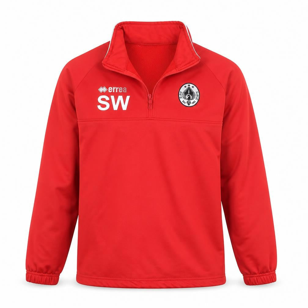 Errea Mens Red   Pullover Jumper Size M