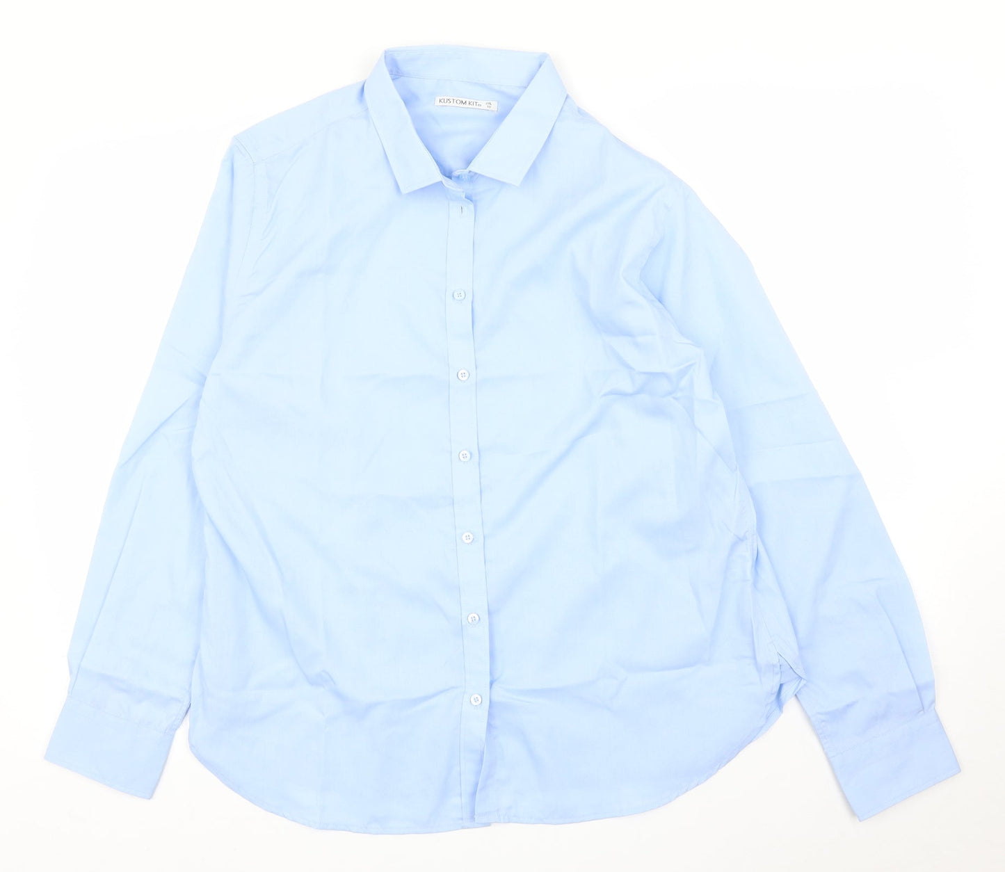 Kustom Kit Mens Blue    Button-Up Size XL