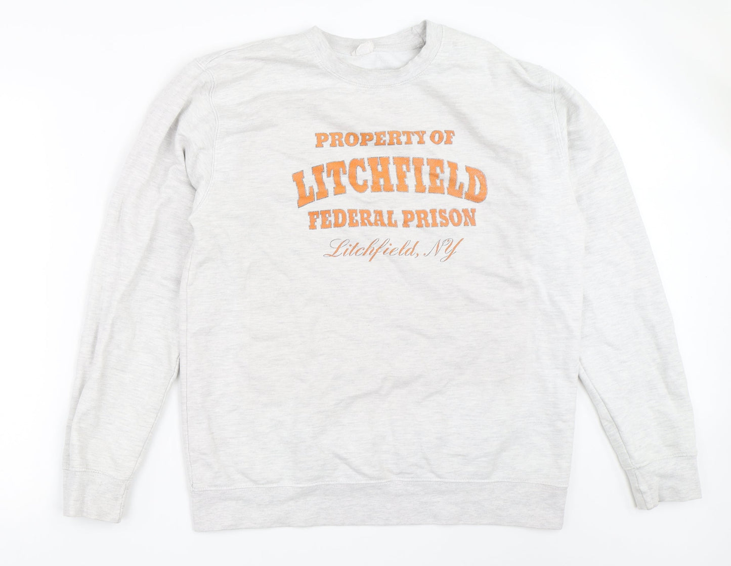 All We Do is Mens Grey   Pullover Sweatshirt Size L