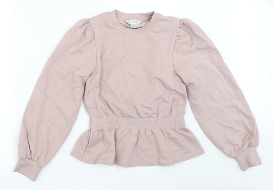 Miss Selfridge Womens Pink   Pullover Sweatshirt Size 8