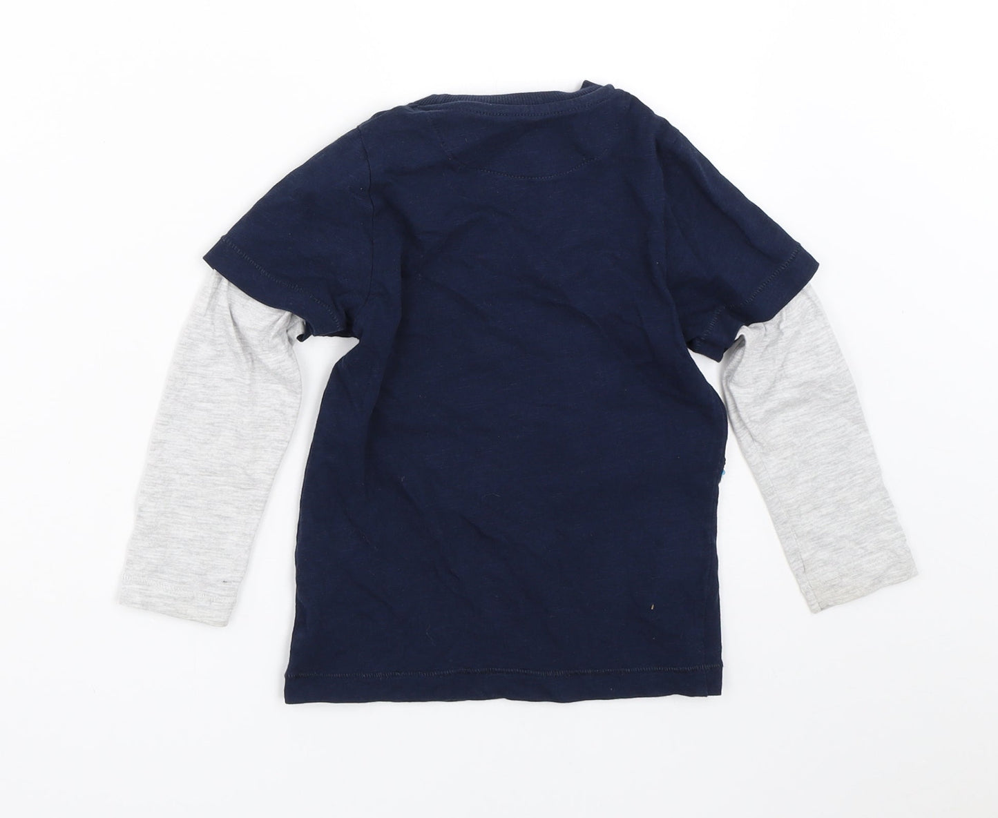 Marks and Spencer Boys Blue   Basic T-Shirt Size 2-3 Years