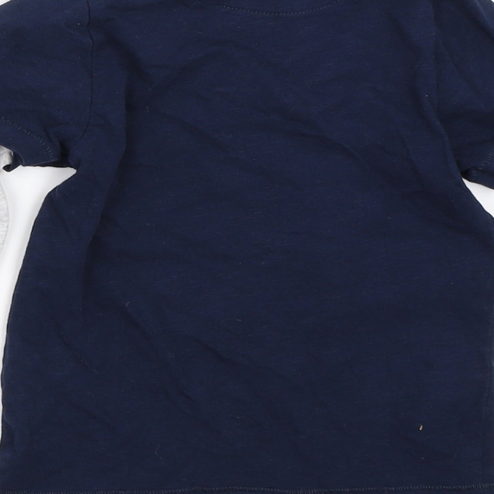 Marks and Spencer Boys Blue   Basic T-Shirt Size 2-3 Years