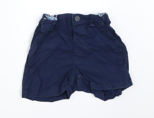 H&M Boys Blue   Cropped Trousers Size 12-18 Months