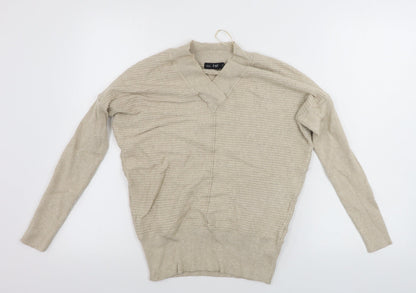 F&F  Womens Beige   Pullover Jumper Size 6
