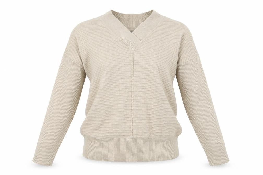 F&F  Womens Beige   Pullover Jumper Size 6