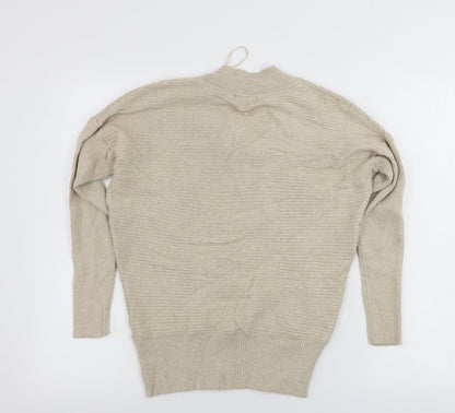 F&F  Womens Beige   Pullover Jumper Size 6
