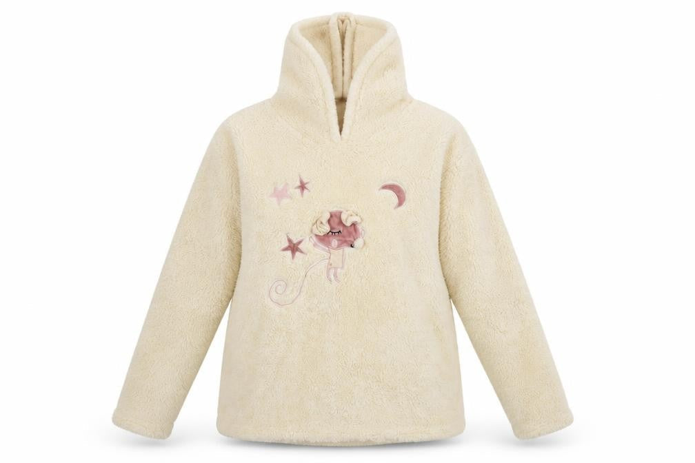 Nutmeg  Womens Ivory   Pullover Hoodie Size 10