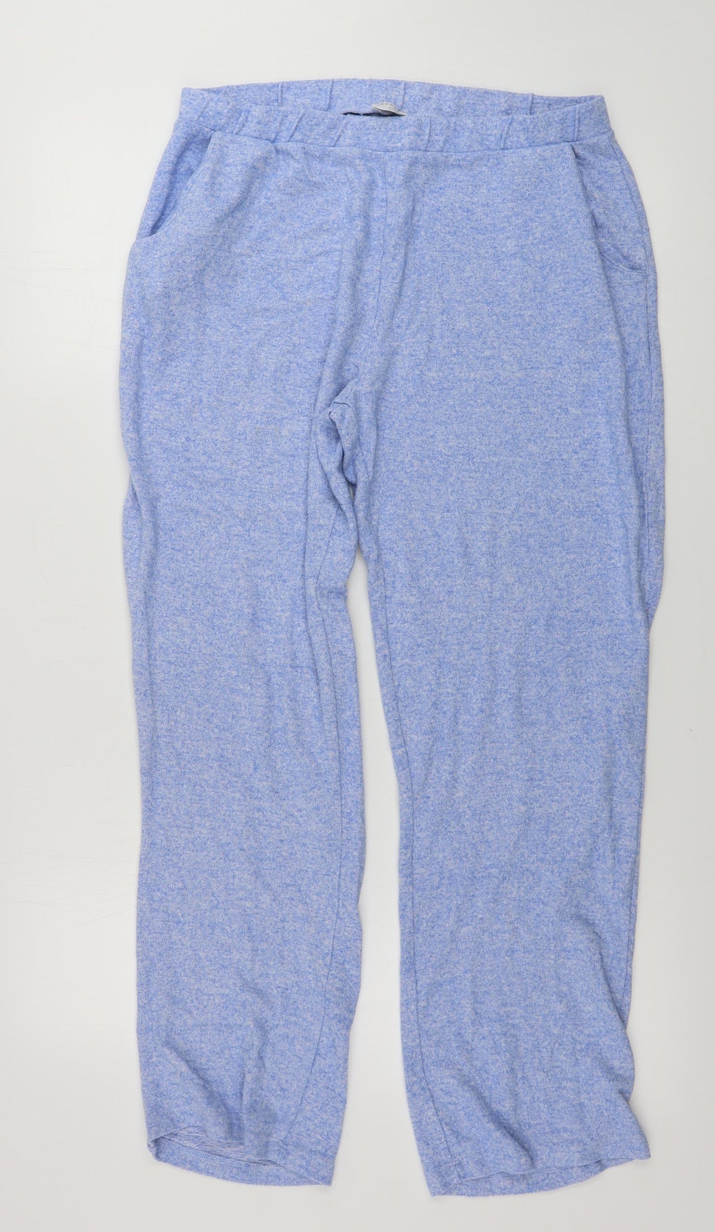 Jeff & Co Womens Blue   Sweatpants Trousers Size 14 L26 in