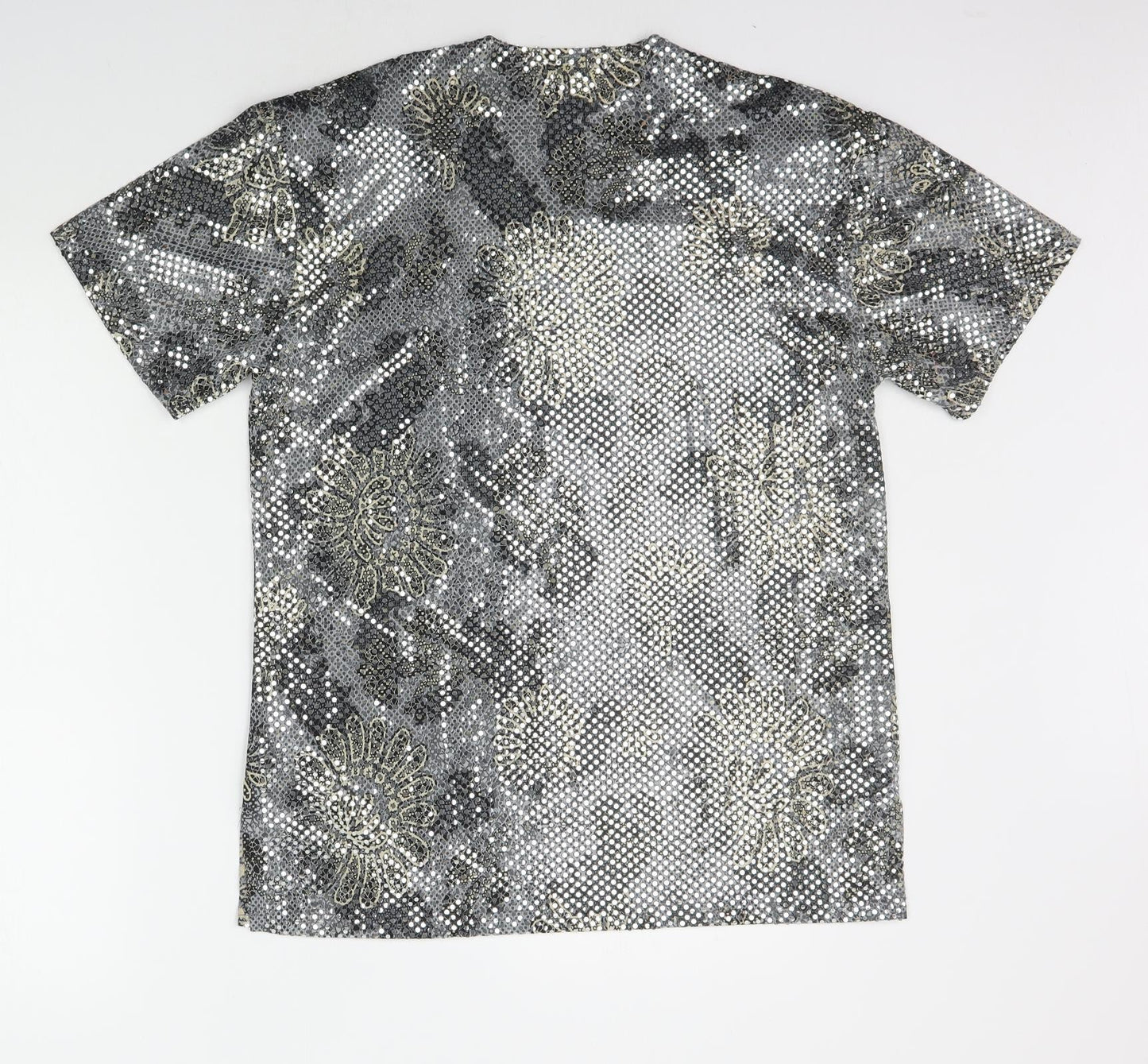 LA Bass Womens Grey   Basic T-Shirt Size M
