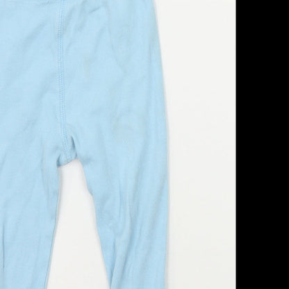 George Girls Blue Solid  Top Pyjama Pants Size 2-3 Years