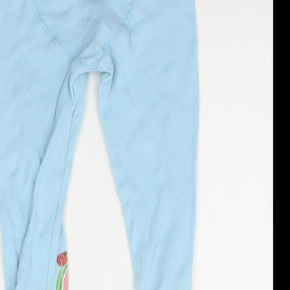George Girls Blue Solid  Top Pyjama Pants Size 2-3 Years