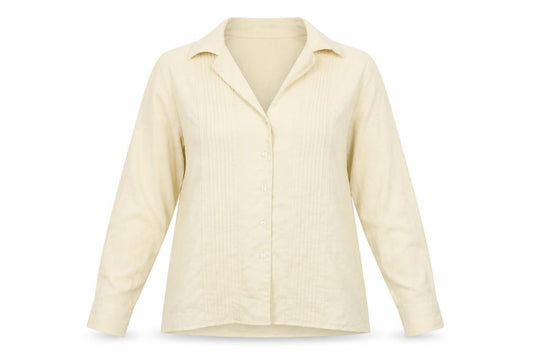 Marks and Spencer Womens Beige   Basic Button-Up Size 12