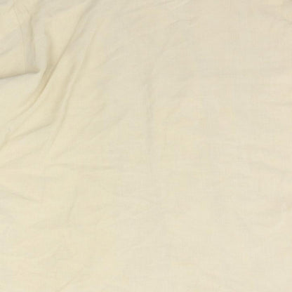 Marks & Spencer Womens Beige   Basic Button-Up Size 12