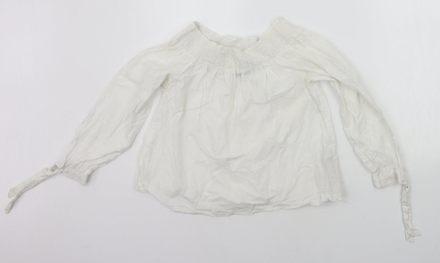 New Look Womens White   Basic T-Shirt Size 10