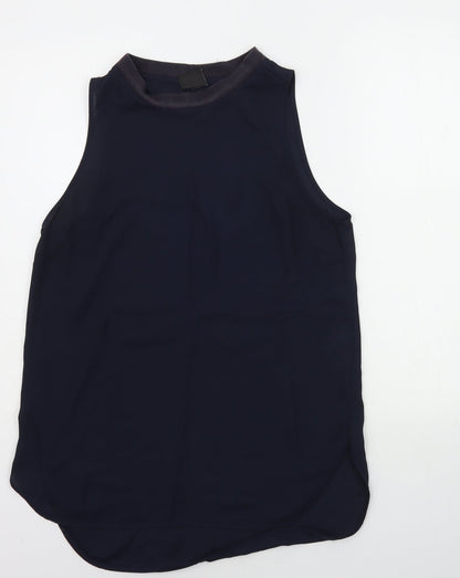 Preloved Selected Womens Blue   Basic Tank Size 10 - Front