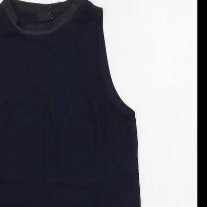 Preloved Selected Womens Blue   Basic Tank Size 10 - Detail