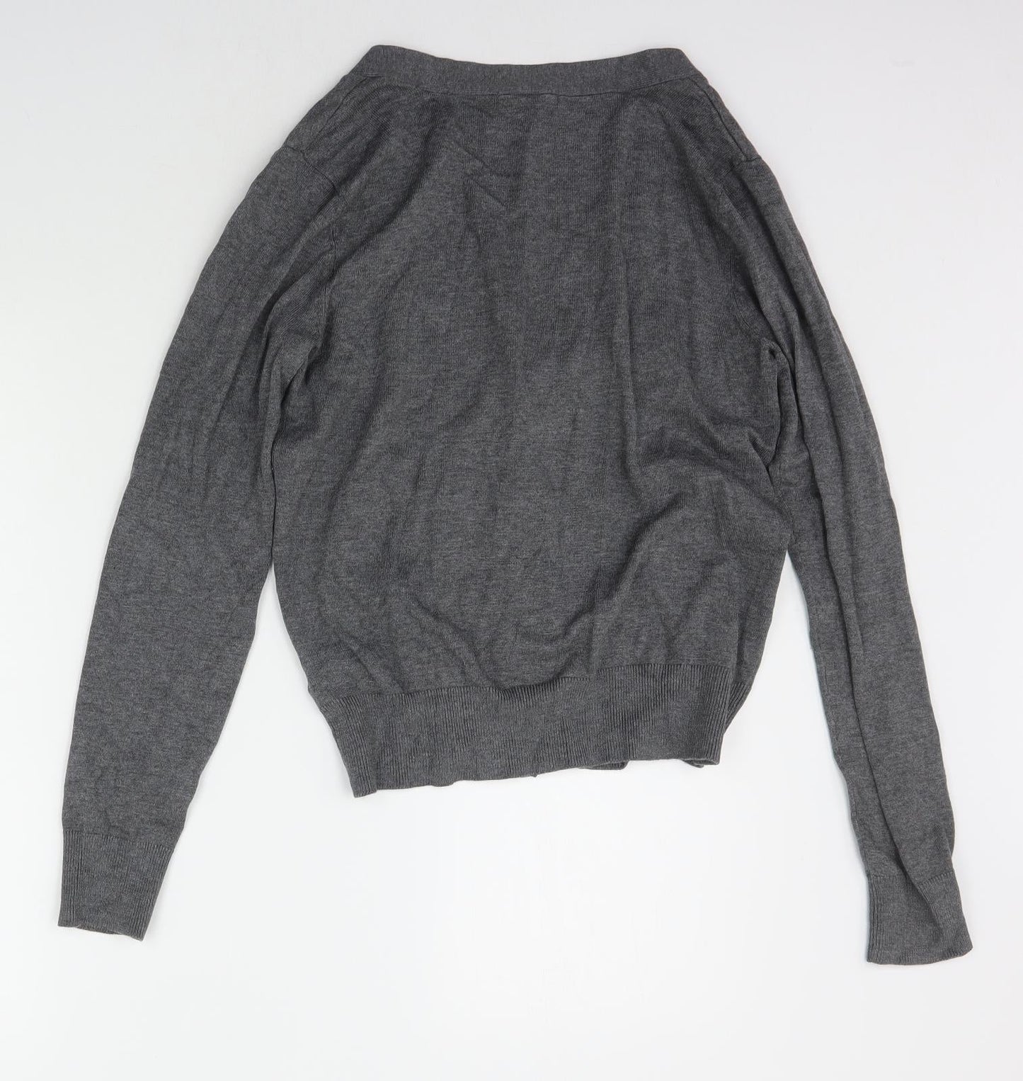 H&M Womens Grey   Cardigan Jumper Size S