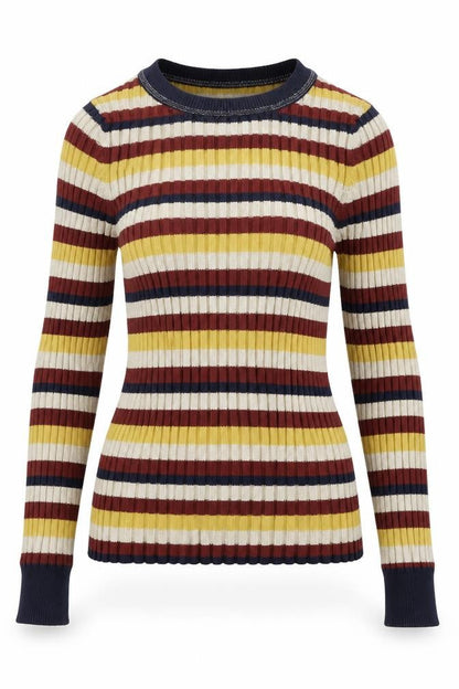 Next Womens Multicoloured Striped  Pullover Jumper Size 12