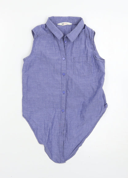H&M Girls Blue   Basic Casual Size 10-11 Years